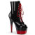 Pleaser ADORE-1021BR-H Botines de Plataforma de Charol Negro