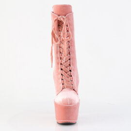 Pleaser ADORE-1045VEL Botines de Plataforma de Terciopelo...