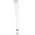 Pleaser ADORE-3019HWR Botas altas de Plataforma sobre la rodilla Holograma Blanco