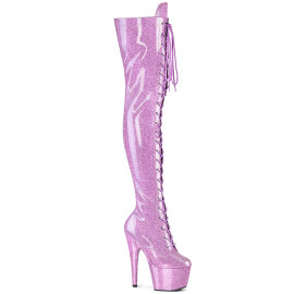 Pleaser ADORE-3020GP Botas altas de Plataforma sobre la...