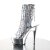 Pleaser Botín DELIGHT-1018HG Holograma Plata Metalizado EU-35 / US-5
