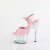 Pleaser ADORE-709HT Plataforma Sandalias de Tacón Alto Holograma Rosa Ahumado