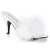 Fabulicious AMOUR-03 Zuecos Piel Sintética blanco