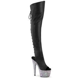 Pleaser BEJEWELED-3019MS-7 Botas altas Plataforma Piel...