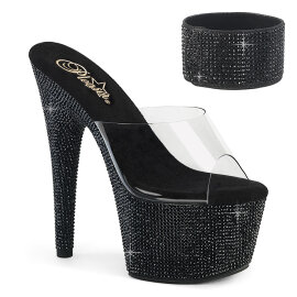 Pleaser BEJEWELED-712RS Zuecos Plataforma Tono Claro...