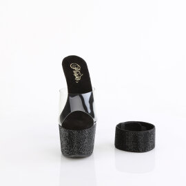 Pleaser BEJEWELED-712RS Zuecos Plataforma Tono Claro...