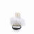 Fabulicious BELLE-301 Zuecos de Piel Sintética transparente Blanco