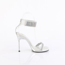 Fabulicious CHIC-40 Sandalias tejido pedrería plata