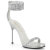 Fabulicious CHIC-40 Sandalias tejido pedrería plata