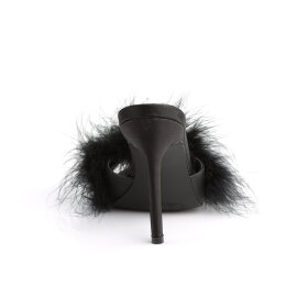 Fabulicious CLASSIQUE-01F Zuecos Piel Sintética Negro