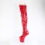 Pleaser CRAZE-3050 Botas por encima de la rodilla con Plataforma Charol Rojo