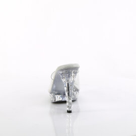 Fabulicious COCKTAIL-501SDT Zuecos con Plataforma  Transparente
