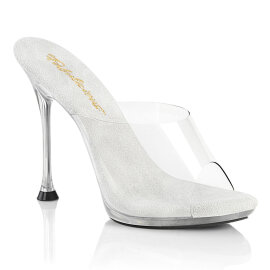 Fabulicious CUPID-401 Zuecos Transparente
