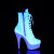 Pleaser DELIGHT-1020LG Botines Plataforma brillo blanco neón