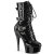 Pleaser DELIGHT-1043 Botines Plataforma Charol Negro
