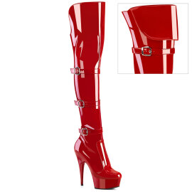 Pleaser DELIGHT-3018 Botas por encima de la rodilla con...