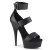 Pleaser DELIGHT-629 Sandalias Plataforma ecoPiel Negro