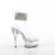 Pleaser DELIGHT-691-2RS Sandalias Plataforma Tono Claro pedrería Transparente
