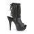 Pleaser Botín DELIGHT-1018RSF Negro Cuero Sintético EU-35 / US-5
