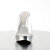Fabulicious ELEGANT-401 Zuecos con Plataforma  Cromo Tono Claro Plata