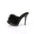 Fabulicious ELEGANT-401 Zuecos con Plataforma de Piel Sintética Negro