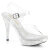 Fabulicious  ELEGANT-408ABRS Sandalias Plataforma Tono Claro pedrería Transparente