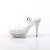 Fabulicious  ELEGANT-408ABRS Sandalias Plataforma Tono Claro pedrería Transparente