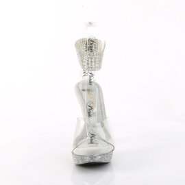 Fabulicious  ELEGANT-442 Sandalias Plataforma transparente