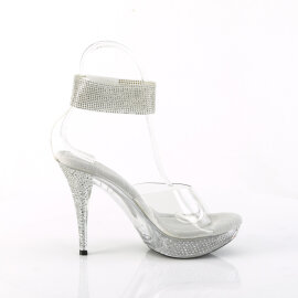 Fabulicious  ELEGANT-442 Sandalias Plataforma transparente