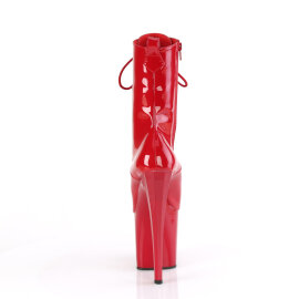 Pleaser ENCHANT-1040 Botines Plataforma Charol Rojo