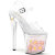 Pleaser ENCHANT-708AQUA-01 Sandalias con Plataforma transparente