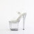 Pleaser ENCHANT-708AQUA-04 Sandalias con Plataforma plata brillante transparente