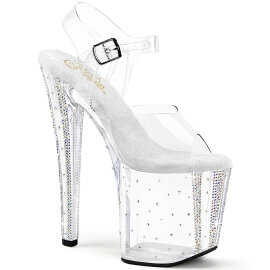 Pleaser ENCHANT-708RS-01 Sandalias Plataforma Tono Claro...