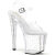 Pleaser ENCHANT-708RS-01 Sandalias Plataforma Tono Claro pedrería Transparente