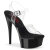 Pleaser EXCITE-608 Sandalias con Plataforma transparente
