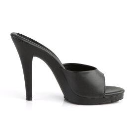 Fabulicious FLAIR-401-2 Zuecos Piel Sintética Negro