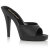 Fabulicious FLAIR-401-2 Zuecos Piel Sintética Negro