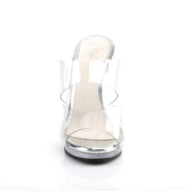 Fabulicious FLAIR-402 Zuecos transparentes