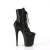 Pleaser FLAMINGO-1020RS Botines Plataforma pedrería Negro