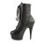 Pleaser Botín DELIGHT-1020 Negro Piel EU-35 / US-5