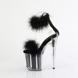 Pleaser FLAMINGO-824F Sandalias Plataforma Negro Tono Claro