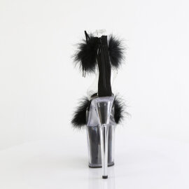 Pleaser FLAMINGO-824F Sandalias Plataforma Negro Tono Claro