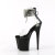 Pleaser FLAMINGO-824RS Sandalias Plataforma Tono Claro pedrería Negro