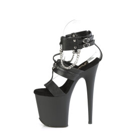 Pleaser FLAMINGO-861 Sandalias Plataforma Negro Tono Claro