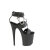 Pleaser FLAMINGO-861 Sandalias Plataforma Negro Tono Claro