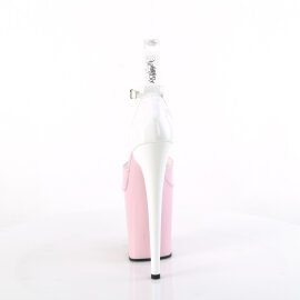Pleaser FLAMINGO-868 Sandalias Plataforma Charol rosa pastel