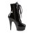 Pleaser Botín DELIGHT-1020 Negro Charol EU-38 / US-8