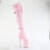 Pleaser INFINITY-3028 Botas Altas Plataforma Tono Claro pedrería Rosa