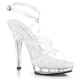 Fabulicious LIP-106 Sandalias Transparente