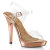 Fabulicious LIP-108 Sandalias Cromo Tono Claro Dorado